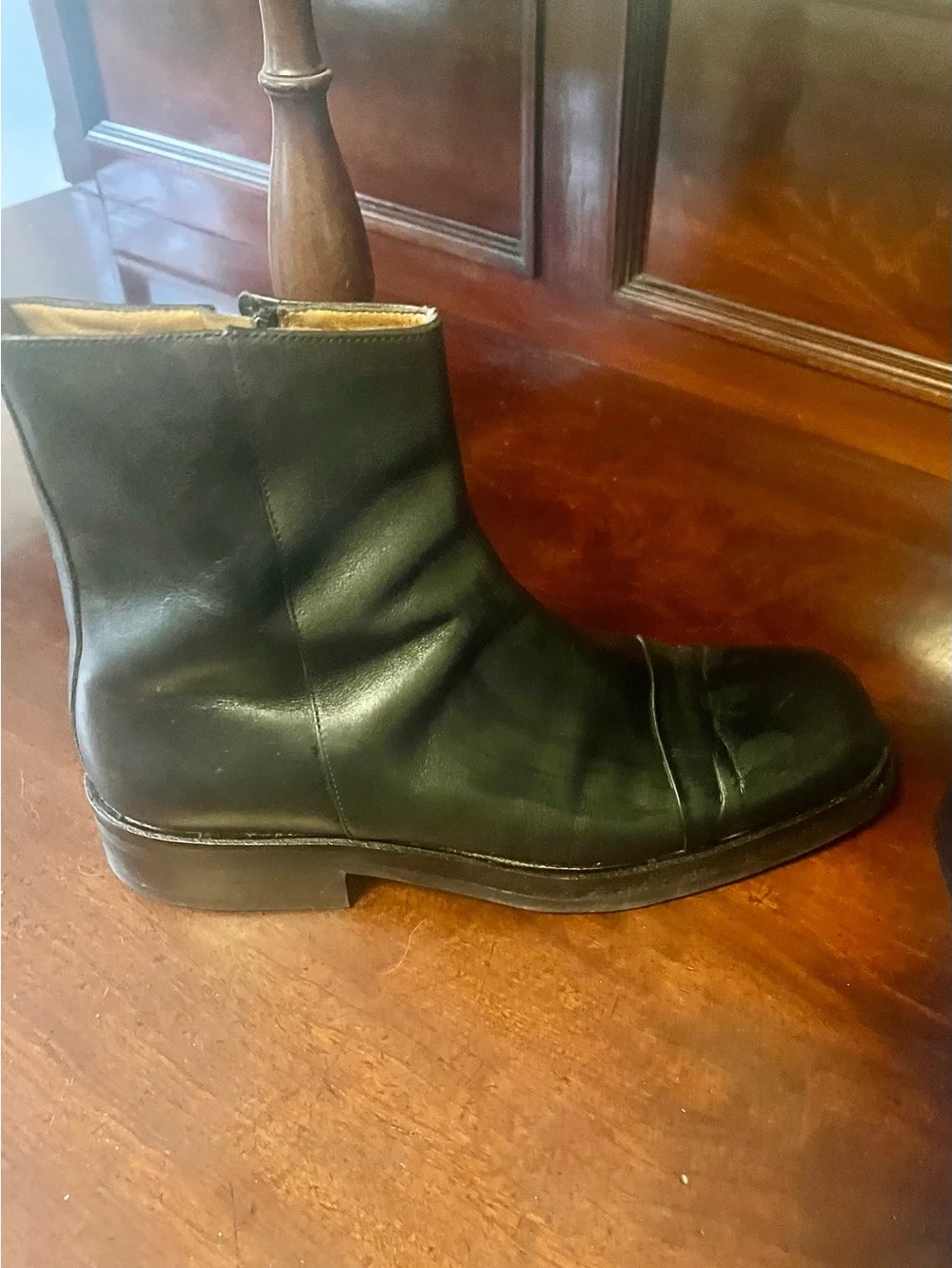 Gucci Men's Black Leather Boots